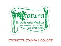 Etichette adesive per erboristerie, cosmetica, cosmesi (mm 45X33)  (cod.18M )